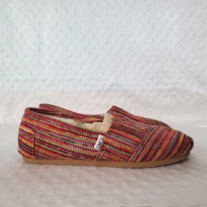 Toms Rainbow Faux Lining Slip On